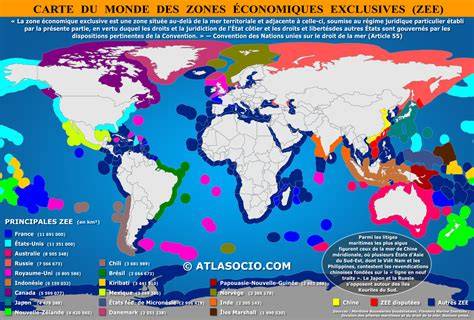 Carte du monde montrant des lieux isolés