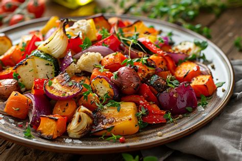 Plat préparé avec des légumes frais de la ferme