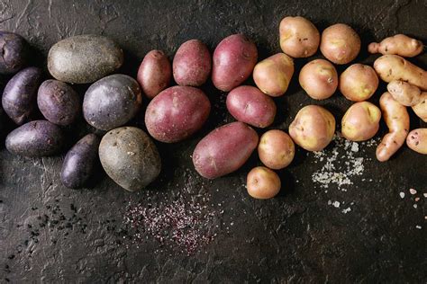 variétés de pommes de terre colorées
