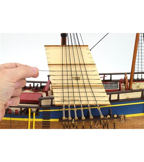 Modèle de voiles et haubans pour maquette