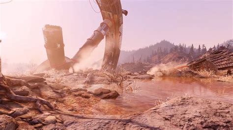Paysage du Brasier dans Fallout 76