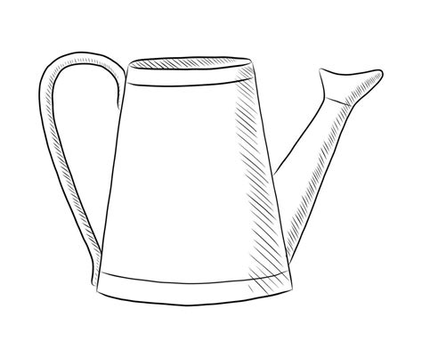 Illustration d'un arrosoir et d'un pulvérisateur