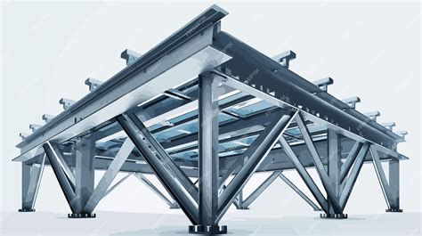 Structure en acier d'un chariot de maraîchage