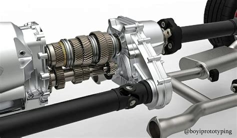 Comparaison entre arbre de transmission flexible et rigide
