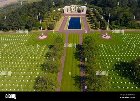 Vue aérienne du cimetière américain de Thiaucourt