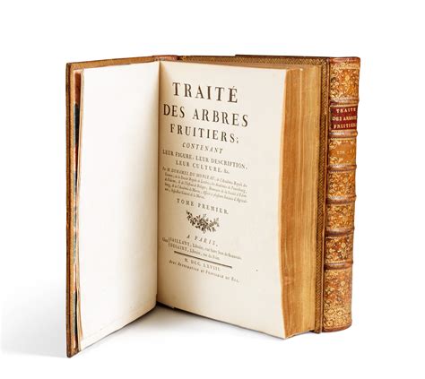 Titre frontispice du Traité des arbres fruitiers