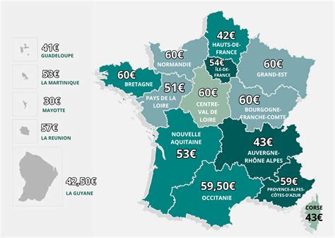 Carte des prix de la coiffure à domicile en France
