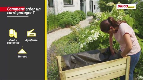 installation d'un géotextile dans une jardinière en bois