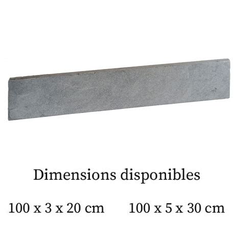 Bordure en pierre naturelle vieillie