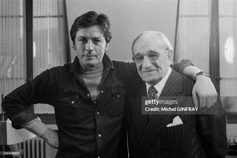 Bourvil jeune et Charles Vanel sur le tournage