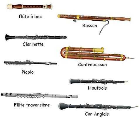 Instruments de musique fabriqués en bois de sureau