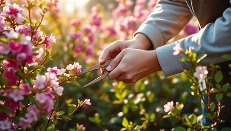 Illustration d'une taille de l'oeillet pour favoriser la floraison