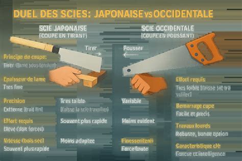 Détail d'une scie à bonsaï japonaise
