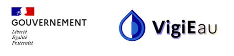 Interface de la plateforme VigiEau