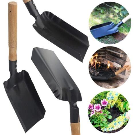 Outil de jardin en bronze avec manche en bois