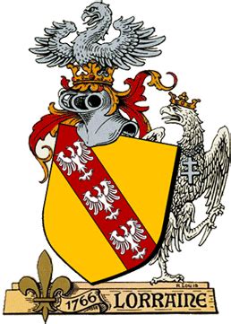 Armoiries de Lorraine avec le chardon