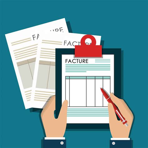 image montrant une personne validant une facture en ligne sur une tablette