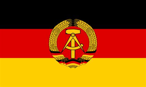 Drapeau de la République démocratique allemande