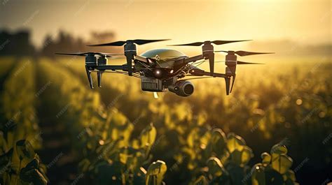 Drone multispectral survolant une parcelle agricole
