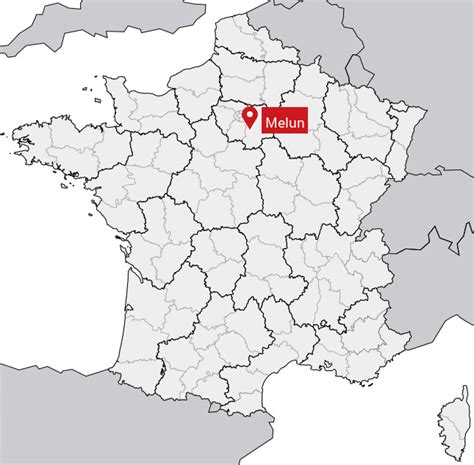 carte Seine-et-Marne Melun