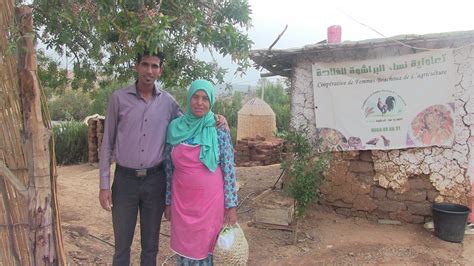 Potager permacole dans le village de Brachoua, Maroc
