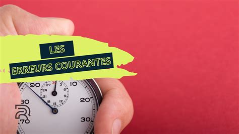 Illustration des erreurs courantes lors de la mesure de l'EC