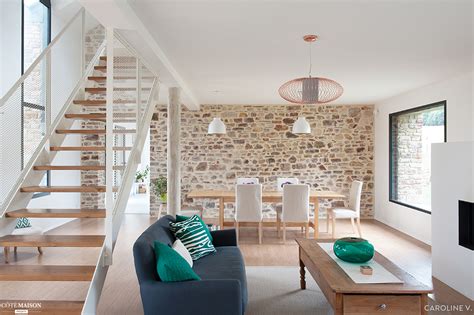 Intérieur d'une maison rénovée à Vallet