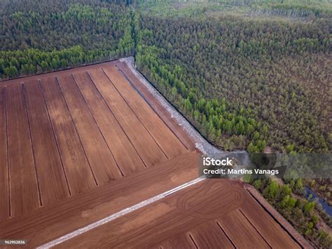 Vue aérienne des terrains du Clos des Framboisiers