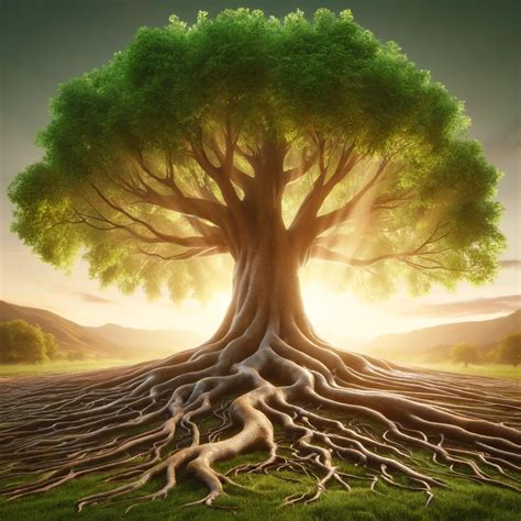Arbre avec des gélivures