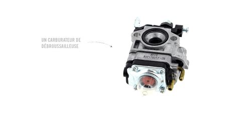 Fonctionnement simplifié d'un carburateur de débroussailleuse
