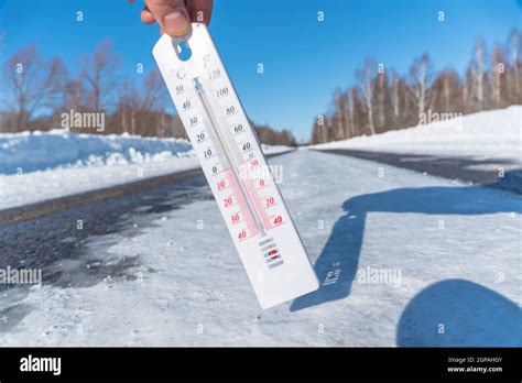 Thermometer indiquant des températures négatives