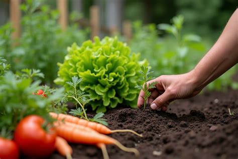 Diagramme des profondeurs idéales pour différents types de légumes dans un potager surélevé