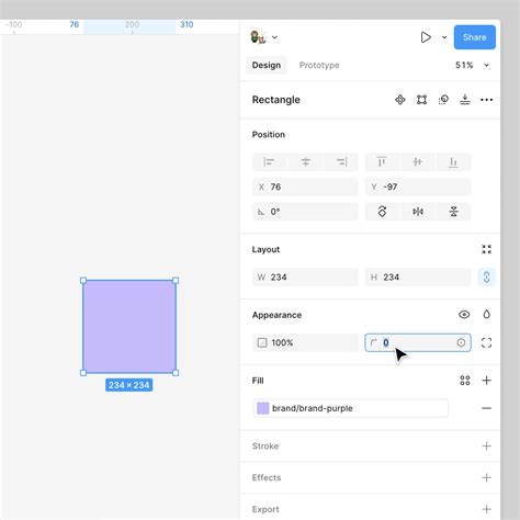 Alignement des contours intérieur, extérieur et centré dans Figma