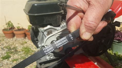 Réglage de la profondeur d'une motobineuse