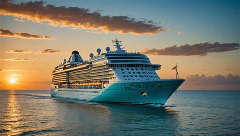 Bateau de croisière en pleine mer