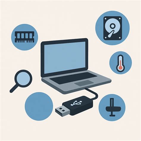 Illustration conceptuelle d'une clé USB multi-amorçable