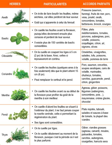 Tableau comparatif des variétés de légumes et herbes aromatiques pour le printemps