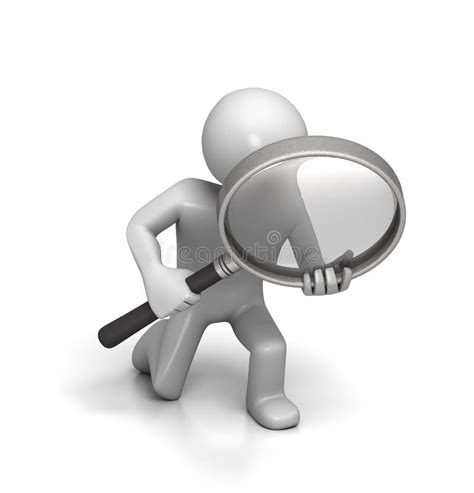 observation minutieuse d'une feuille de lierre avec une loupe