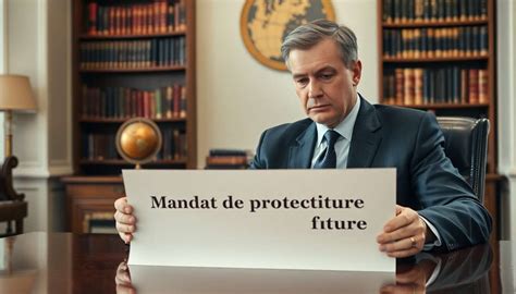 Schéma des étapes de la rédaction d'un mandat de protection future