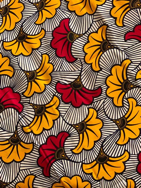Motifs de pagne wax africain