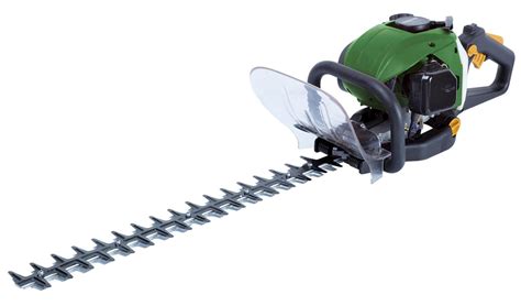 Main tenant un taille-haie en parfait état de fonctionnement