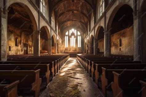 Intérieur d'une église ancienne
