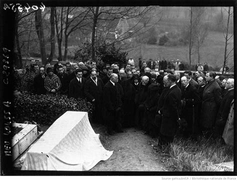Georges Clemenceau aux obsèques de Claude Monet en 1926
