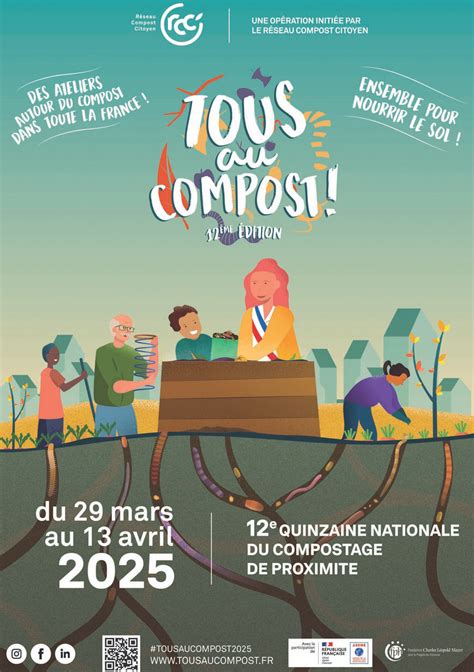 Photo de groupe de guides composteurs lors d'un événement 