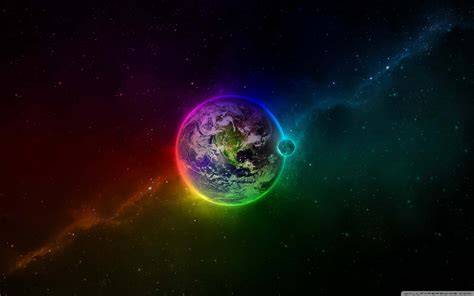 Vue aérienne de l'écolieu Terre Arc-en-Ciel
