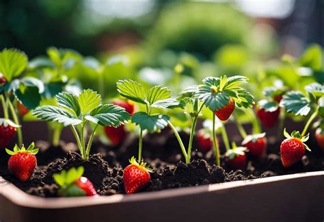 plants de fraisiers frigo