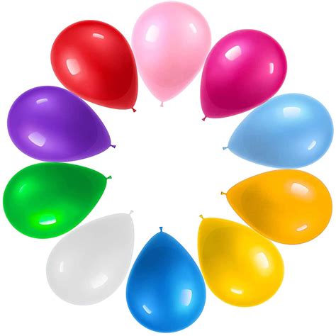Groupe de ballons de baudruche colorés avec des logos d'entreprise