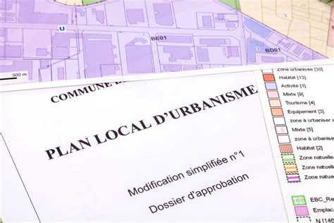 Schéma explicatif du zonage d'un Plan Local d'Urbanisme