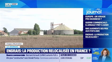 Infographie sur le processus de mélange d'engrais en France