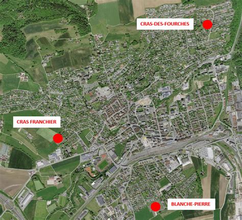 Plan des jardins familiaux de Chevigny-Saint-Sauveur